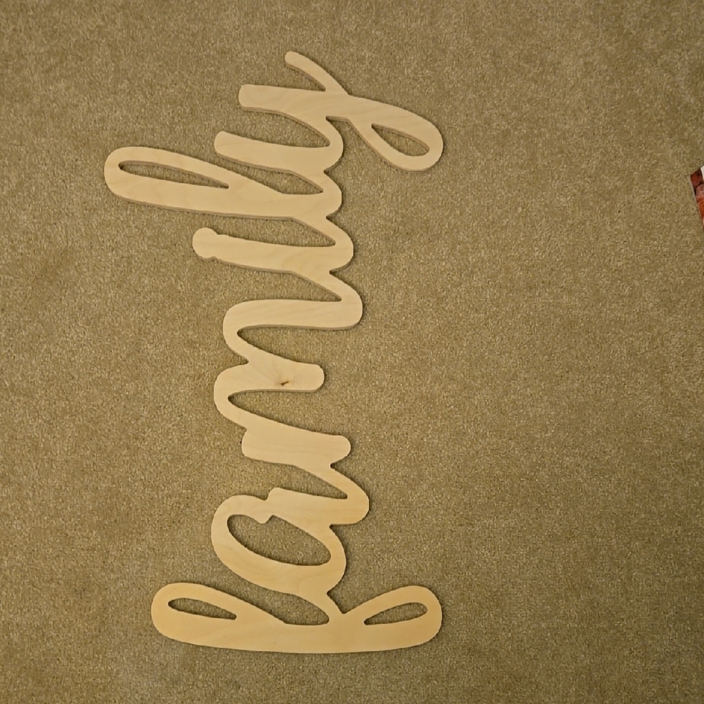 Wooden Family Wall Decor